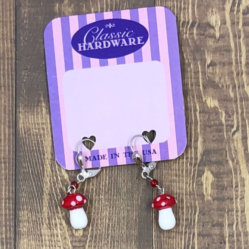Classic Hardware dangle mushroom Earrings